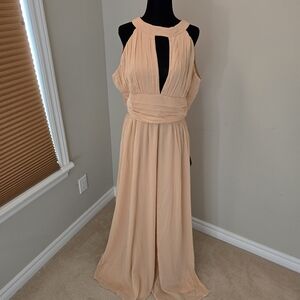 Lulu's Soft Peach Dress